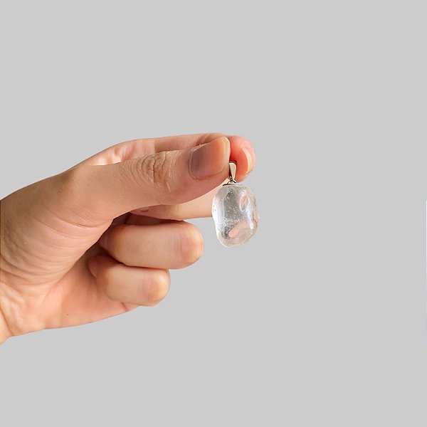 Pingente de Quartzo Cristal Rolado - Intensificador, Iluminação e Energização