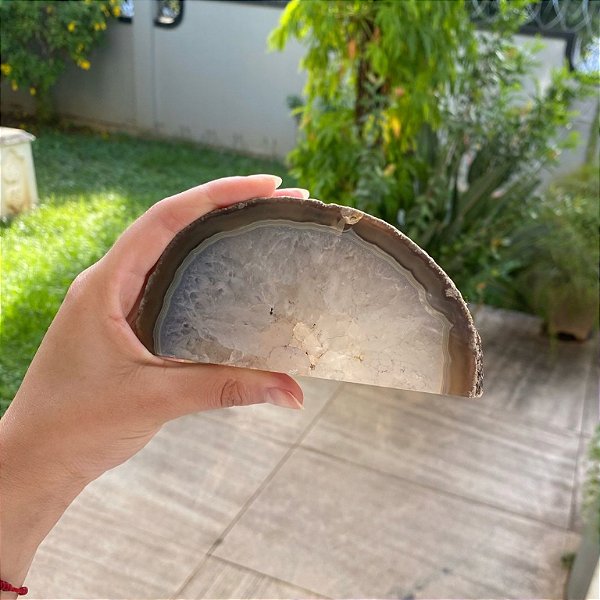 Geodo de Ágata Intuitivo G - Pedra da Sorte