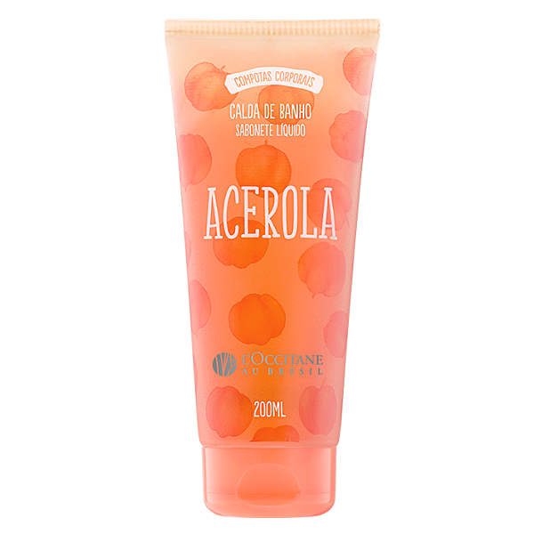 Calda de Banho Sabonete Líquido Acerola 200mL