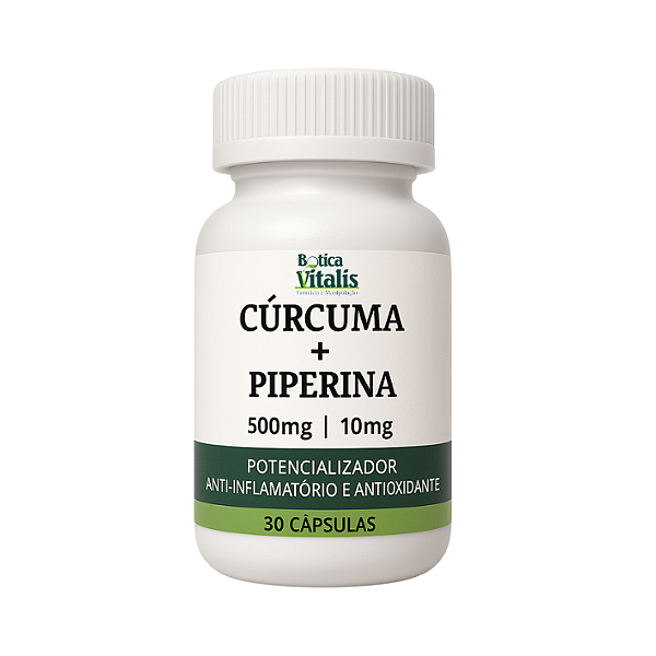 Cúrcuma 500mg´+ Piperina 10mg
