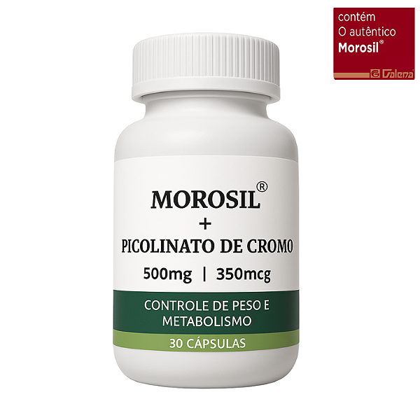 Morosil® 500mg + Picolinato de Cromo 350mcg