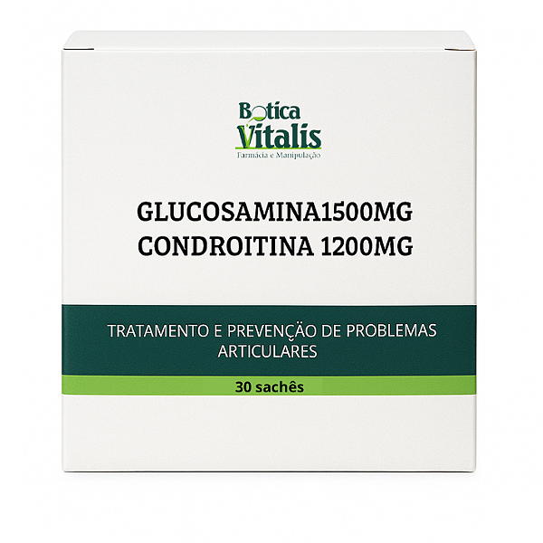 Sachê de Glucosamina 1500mg + Condroitina 1200mg
