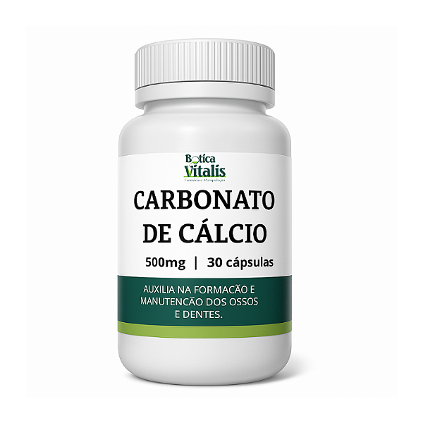 Carbonato de Cálcio 500mg