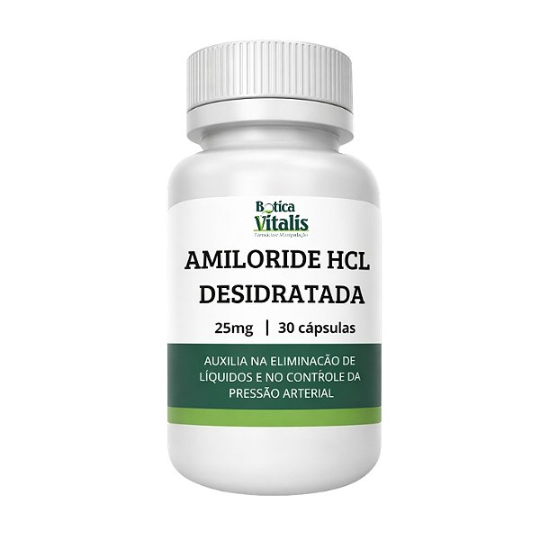 Amiloride HCL Desidratada 25mg e 50mg