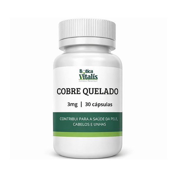 Cobre Quelado 3mg
