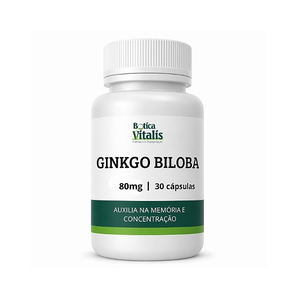 Ginkgo Biloba 80mg e 100mg