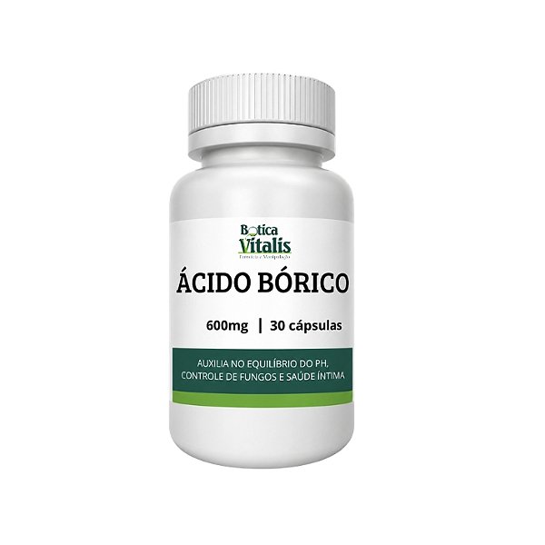 Ácido Bórico Vaginal 600mg