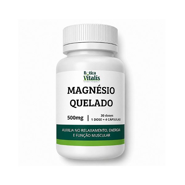 Magnésio Quelado 500mg