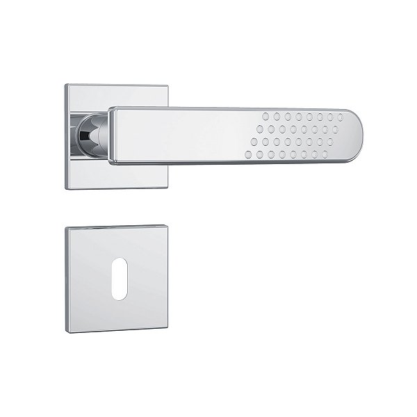 FECHADURA INTERNA 813/21 ROSETA QUADRADA INOX