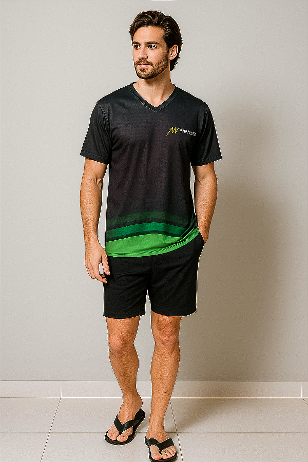 camiseta masculina sublimada.