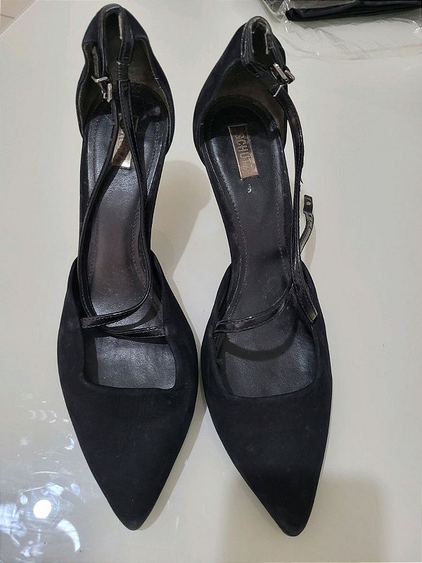 scarpin schutz Couro