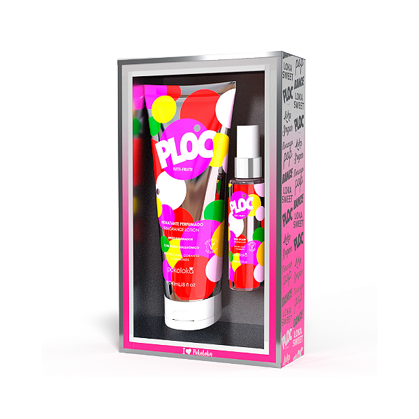 Coffret Kit Ploc Pokoloka - Body Splash 60 ml + Hidratante Perfumado 240 ml