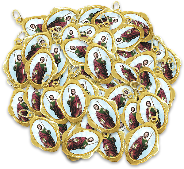 100 Medalhas de São Judas - Resinadas