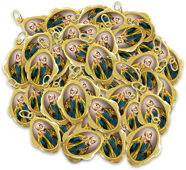 100 Medalhas de São Pedro - Resinadas