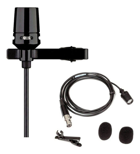 Microfone Shure Cvl-b/c-tqg Condensador De Lapela Lavalier
