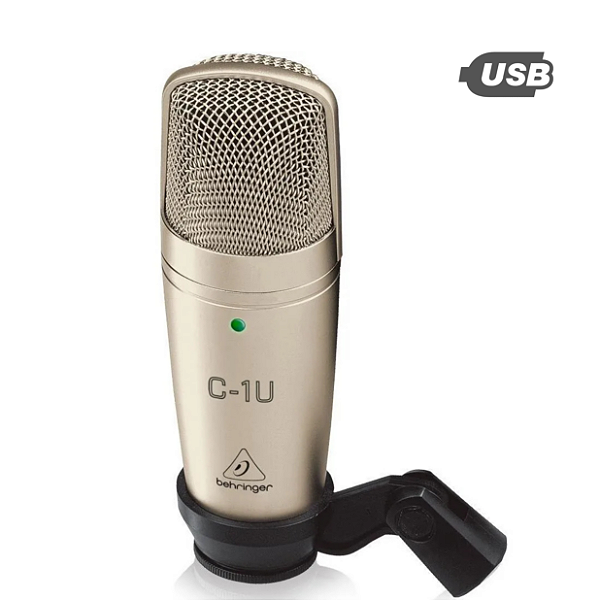 Microfone Behringer C-1u Condensador Champanhe Usb