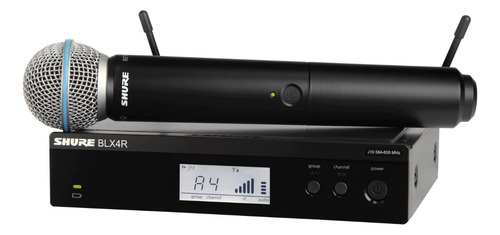 Sistema Blx24r/b58 Sem Fio Em Rack Com Microfone Beta 58a