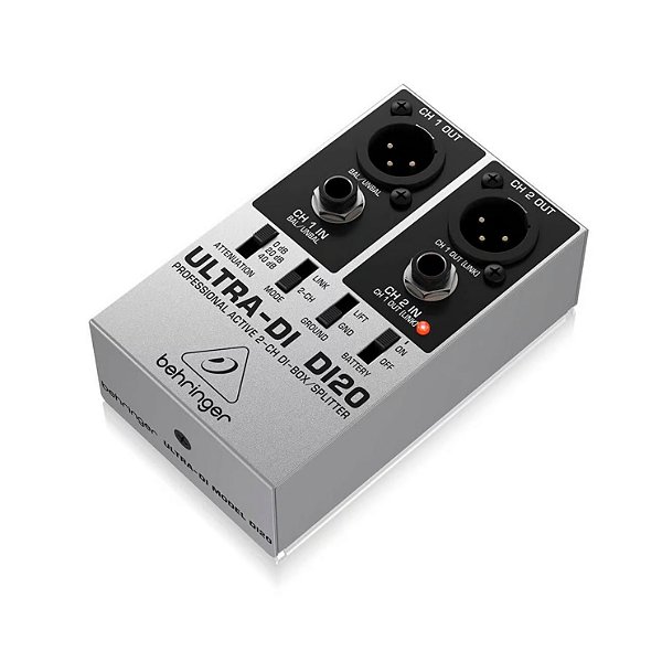 Direct Box Ativo 2 Canais - Behringer Ultra Di20