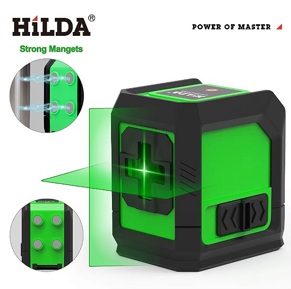 Nível Laser 2 linhas Hilda