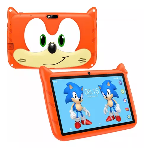 Tablet do Sonic infantil laranja