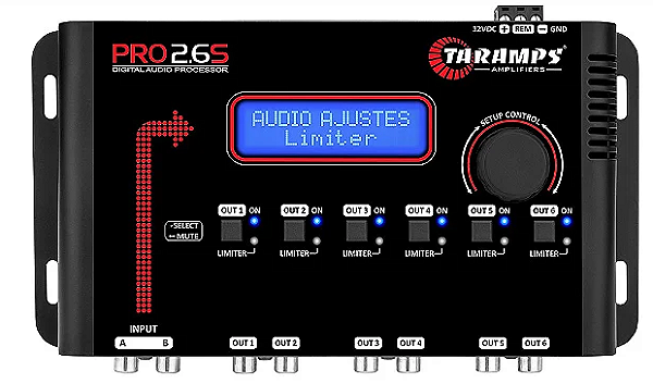 Processador de Áudio Taramps Pro 2.6S