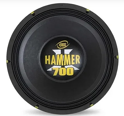 Alto Falante Woofer Eros E-12 Hammer 700 - 12 Polegadas - 4 Ohms