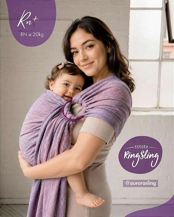 Ring Sling Mescla Roxo