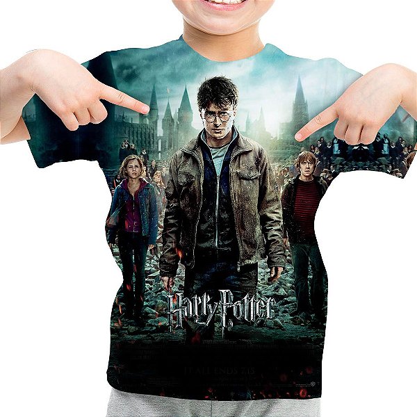 blusa harry potter infantil