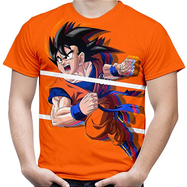 Camiseta Masculina Goku Dragon Ball Super MD06