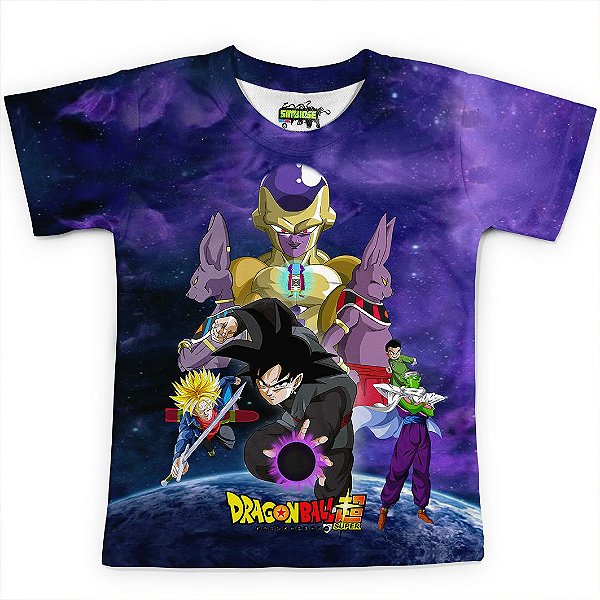 Camiseta Infantil  Goku Dragon Ball Super MD11