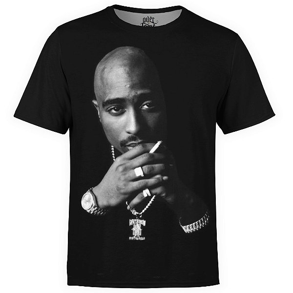 Camiseta masculina 2PAC Estampa Digital Tupac Shakur md01