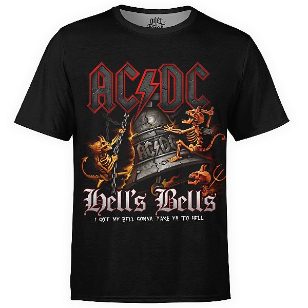 Camiseta masculina AC/DC Estampa Digital AC DC md08