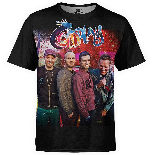 Camiseta masculina Coldplay Estampa digital md04
