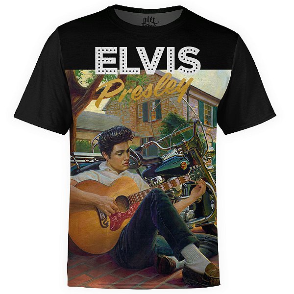 Camiseta masculina Elvis Presley Estampa digital md02
