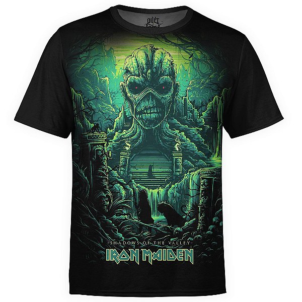 Camiseta masculina Iron Maiden Estampa digital md04