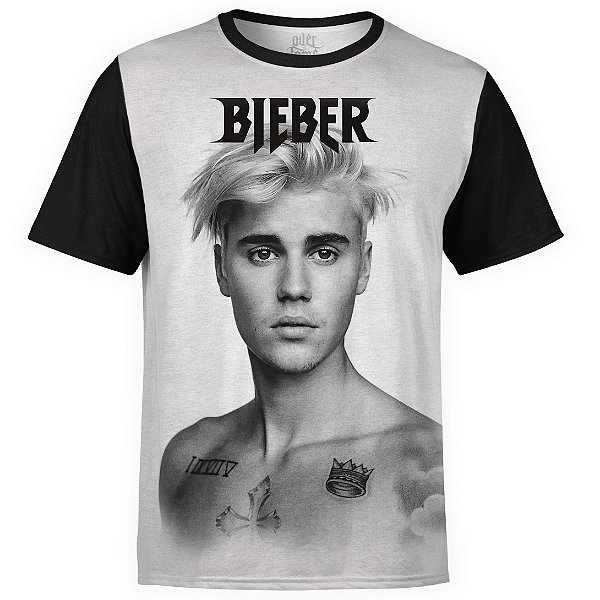 Camiseta masculina Justin Bieber Estampa digital md02