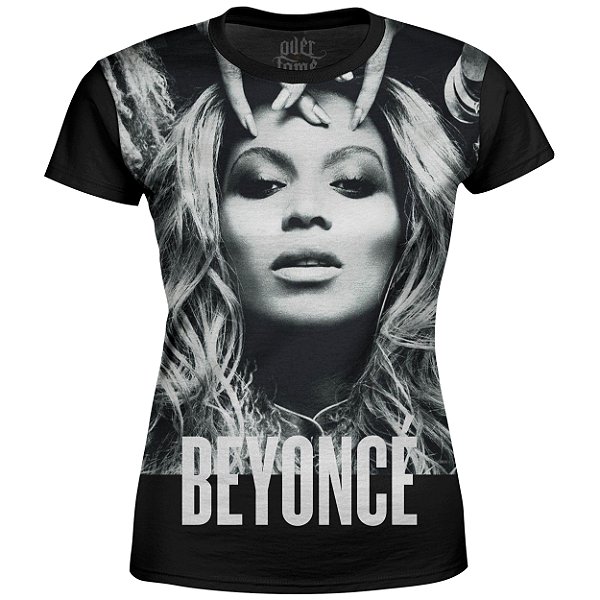 Camiseta Baby Look Feminina Beyoncé Estampa Digital md01