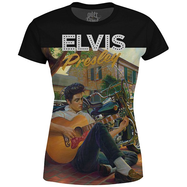 Camiseta Baby Look Feminina Elvis Presley md02