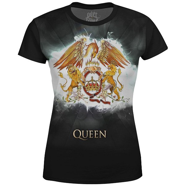 Camiseta Baby Look Feminina Queen Estampa digital md02