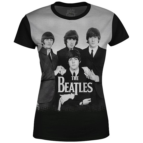 Camiseta Baby Look The Beatles Estampa digital md03