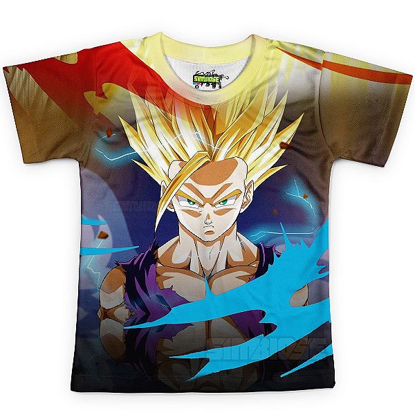 camiseta infantil dragon ball super