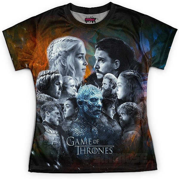Camiseta Baby Look Feminina Game of Thrones GOT Md14