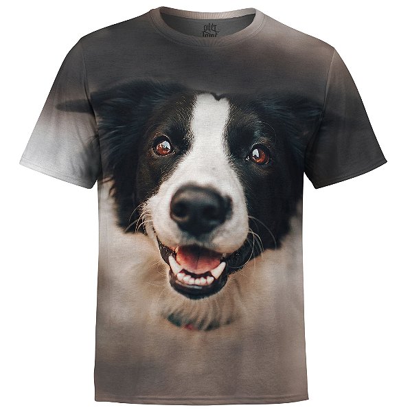 camiseta estampa de cachorro
