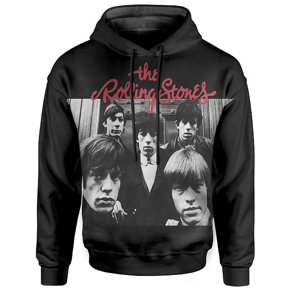rolling stones moletom com capuz white