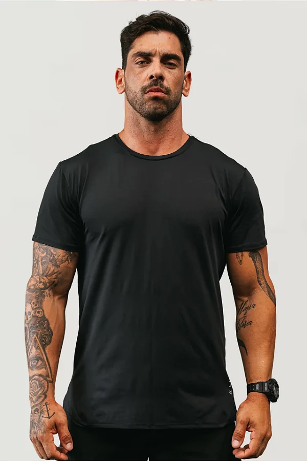 Camiseta Fenda V3 Poliamida Preto
