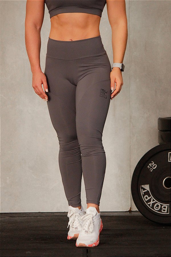 Legging de Treino Feminina Murigú Basic Fresh Grafite