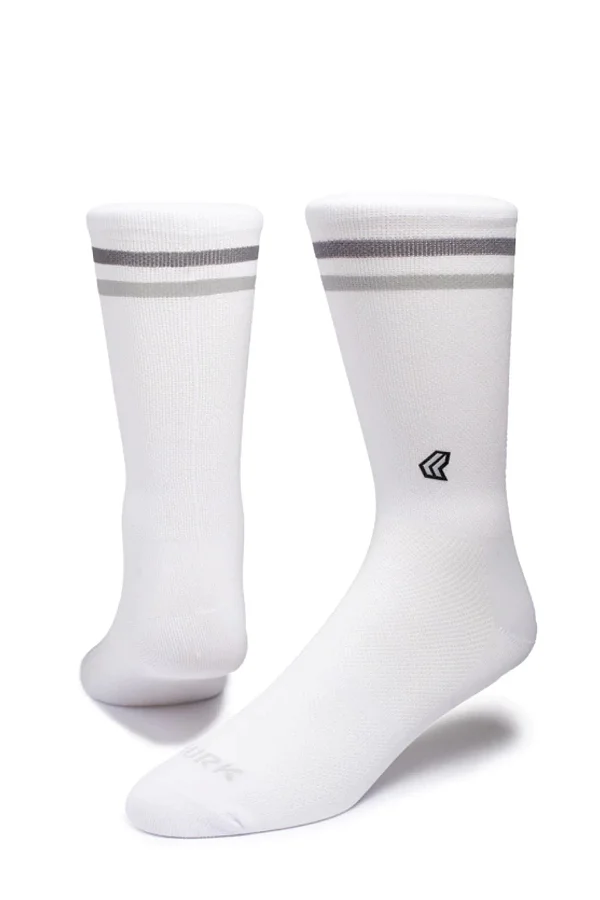 Meia Performance Duo Branco/Cinza Lurk
