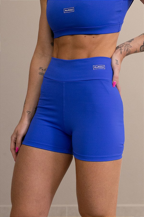 Shorts de Treino Feminino Curto Murigú Classic Royal