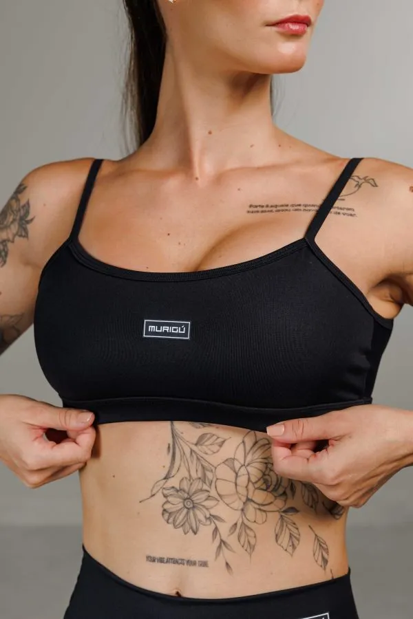 Top de Treino Feminino Murigú Slim Preto