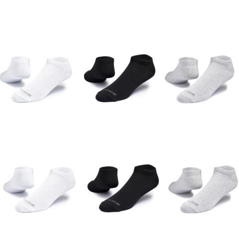 Kit 6 Meias Soquete Algodão